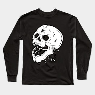 Screaming Skull Long Sleeve T-Shirt
